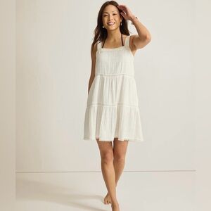 TOMMY BAHAMA Mykonos Gauze Tiered Coverup Dress